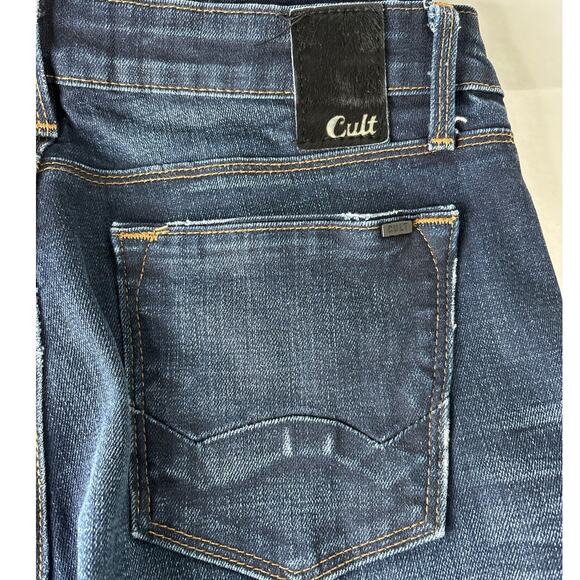 Cult of Individuality Boot Cut Jeans Womens Size 30 Dark Wash - Picture 9 of 10